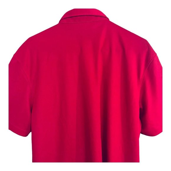 Chick-Fil-A OOBE Employee Red Uniform Polo XL Unisex Short Sleeve Fast Food Work - Picture 5 of 8